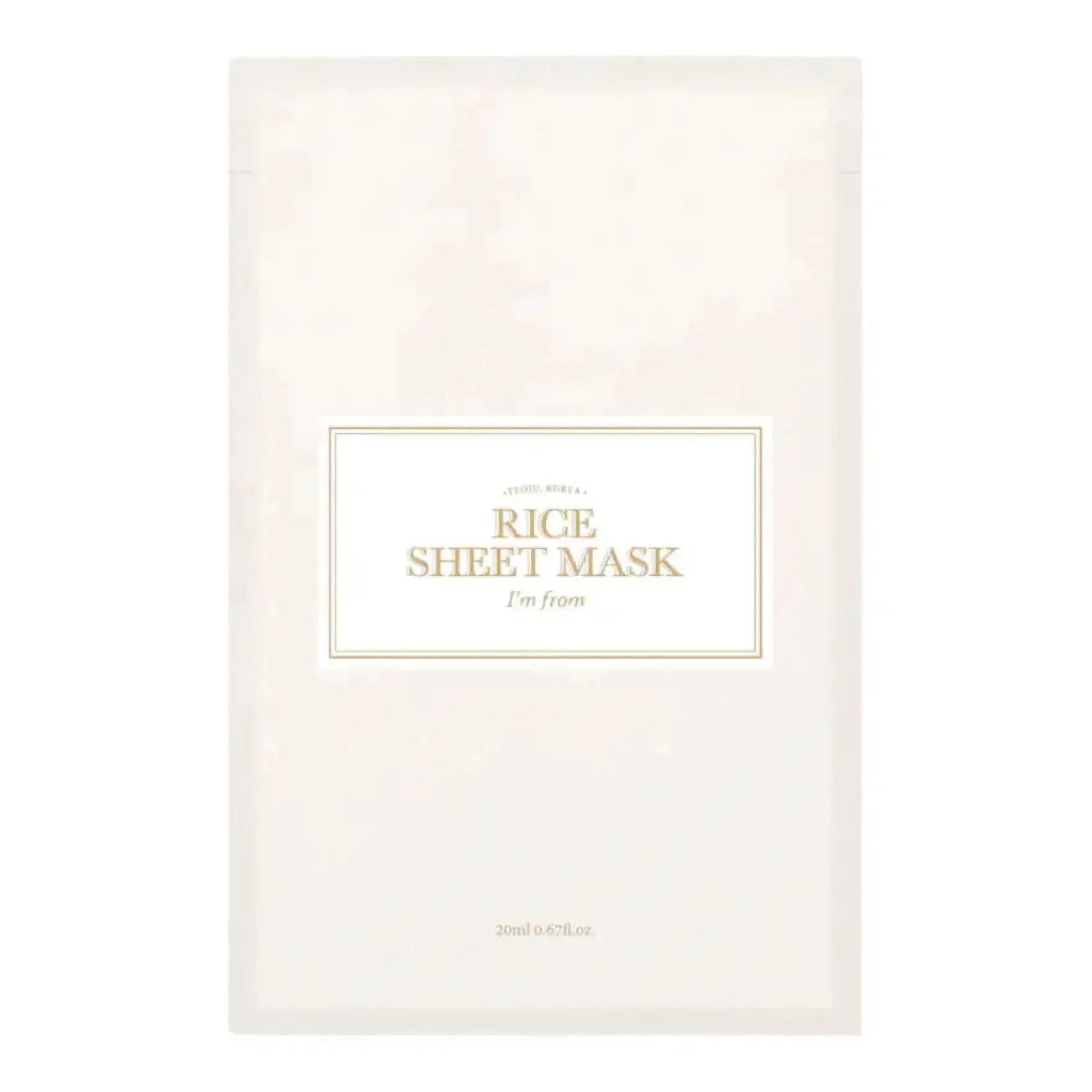 Rice Sheet Mask