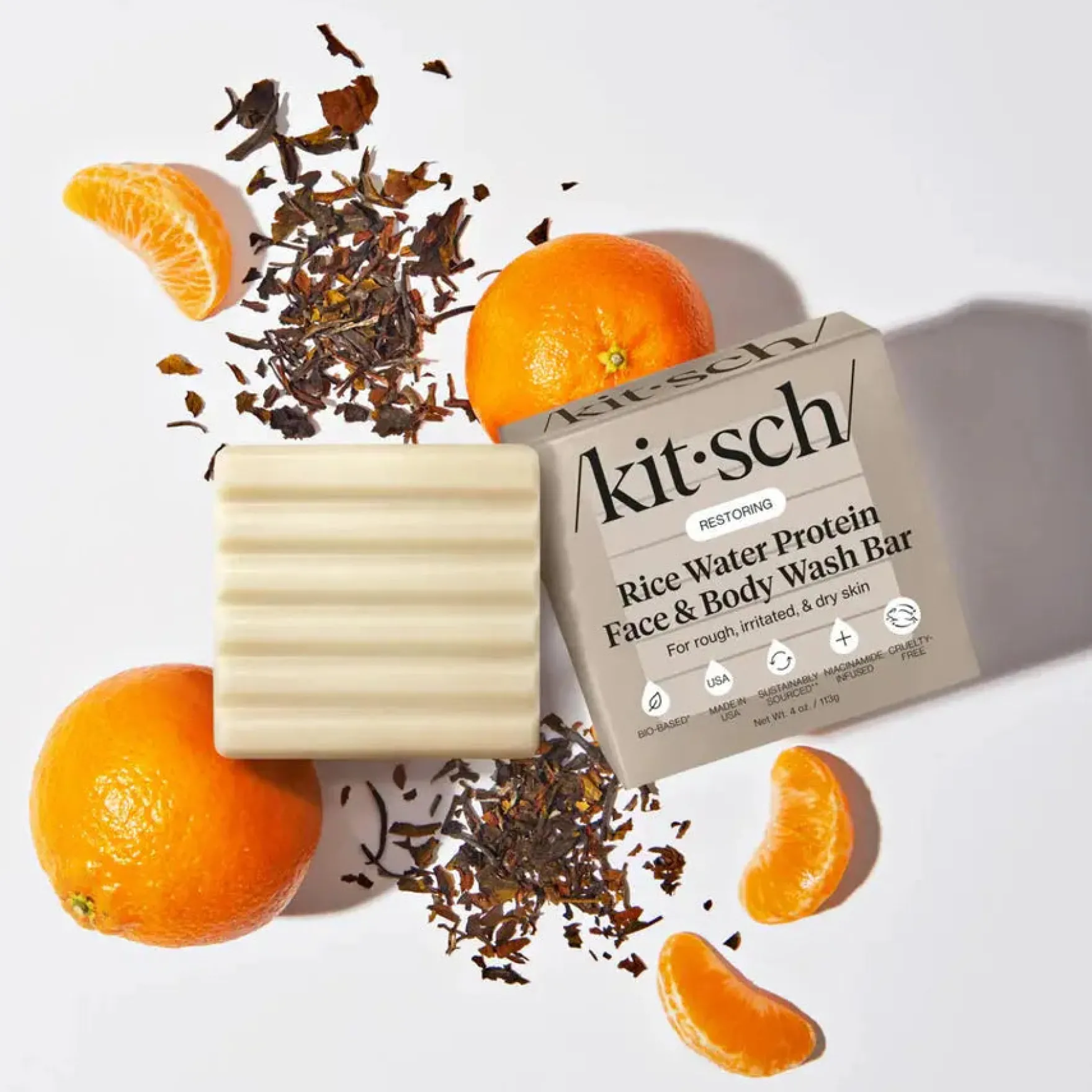 Rice Water Protein Face & Body Wash Bar
