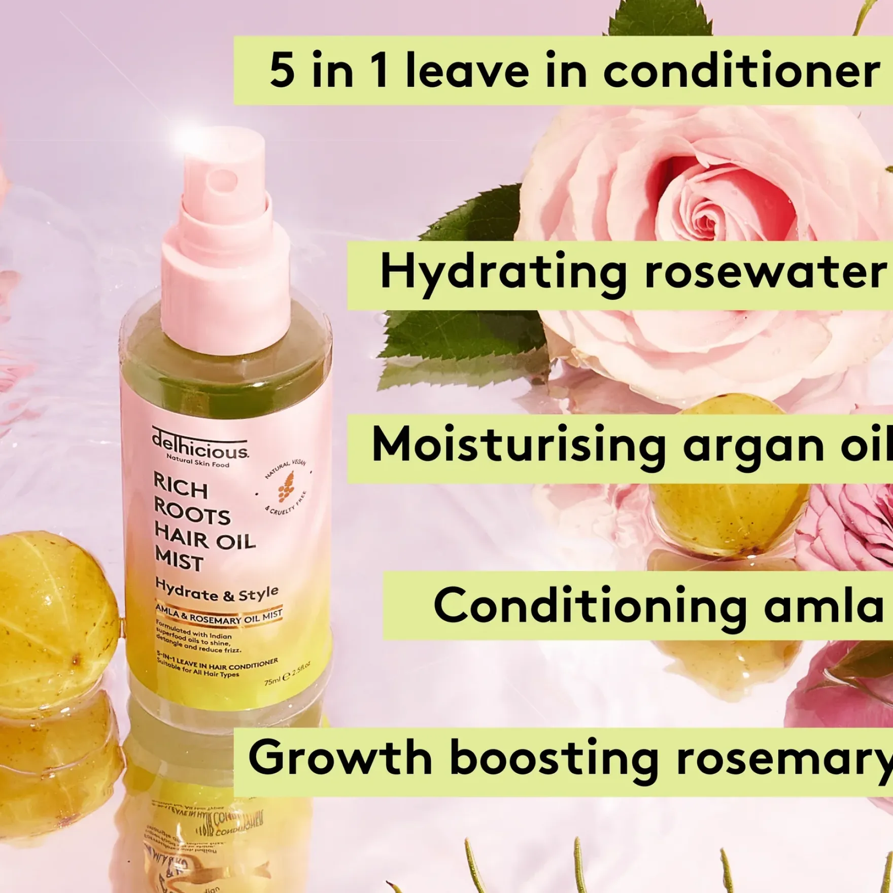 Rich Roots 5-in-1 Hair Oil Mist Leave In Conditioner