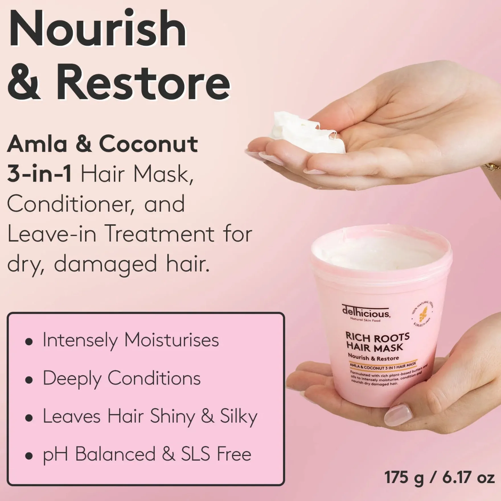 Rich Roots 3-in-1 Nourishing Hair Mask Amla & Coconut