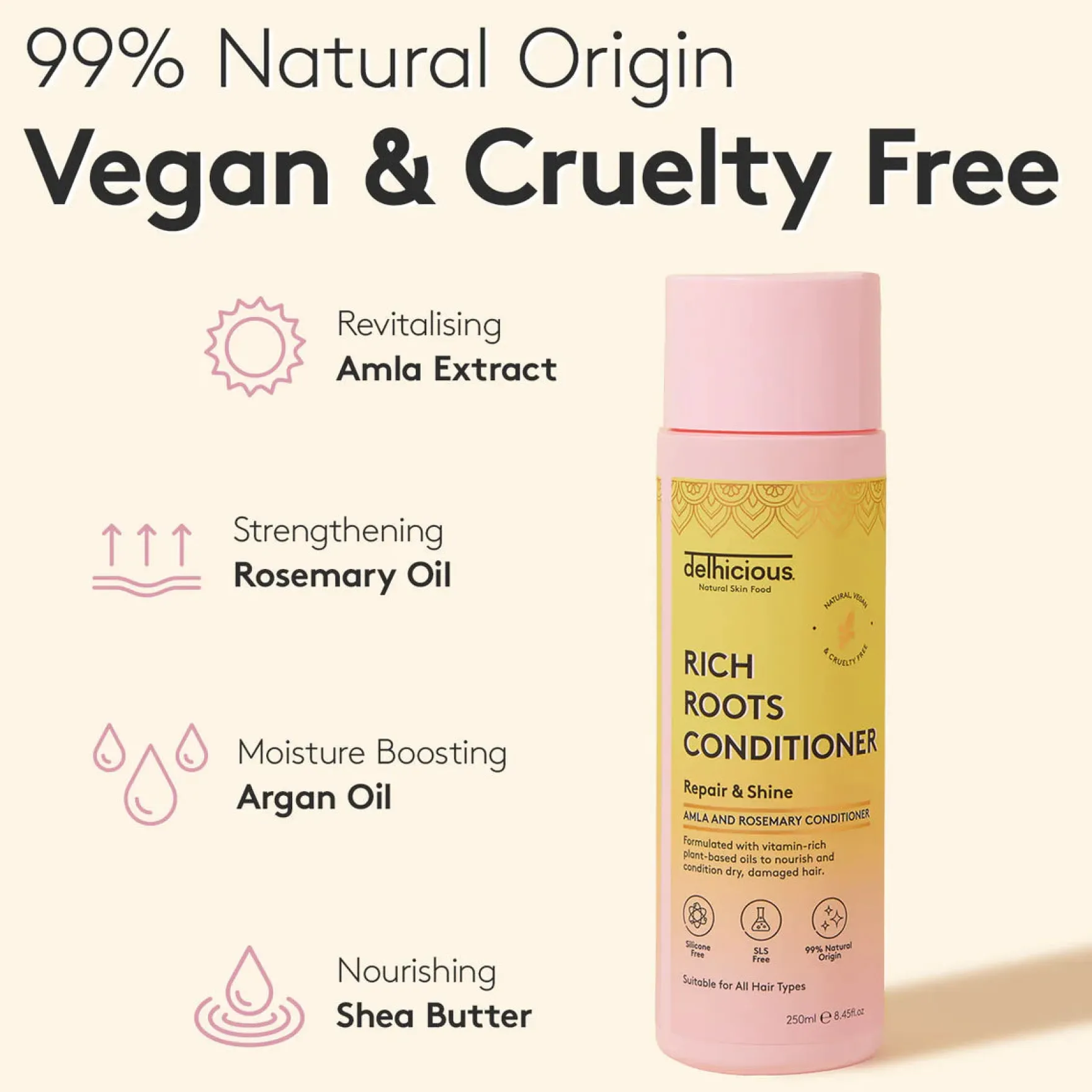 Rich Roots Repair & Shine Conditioner Amla & Rosemary