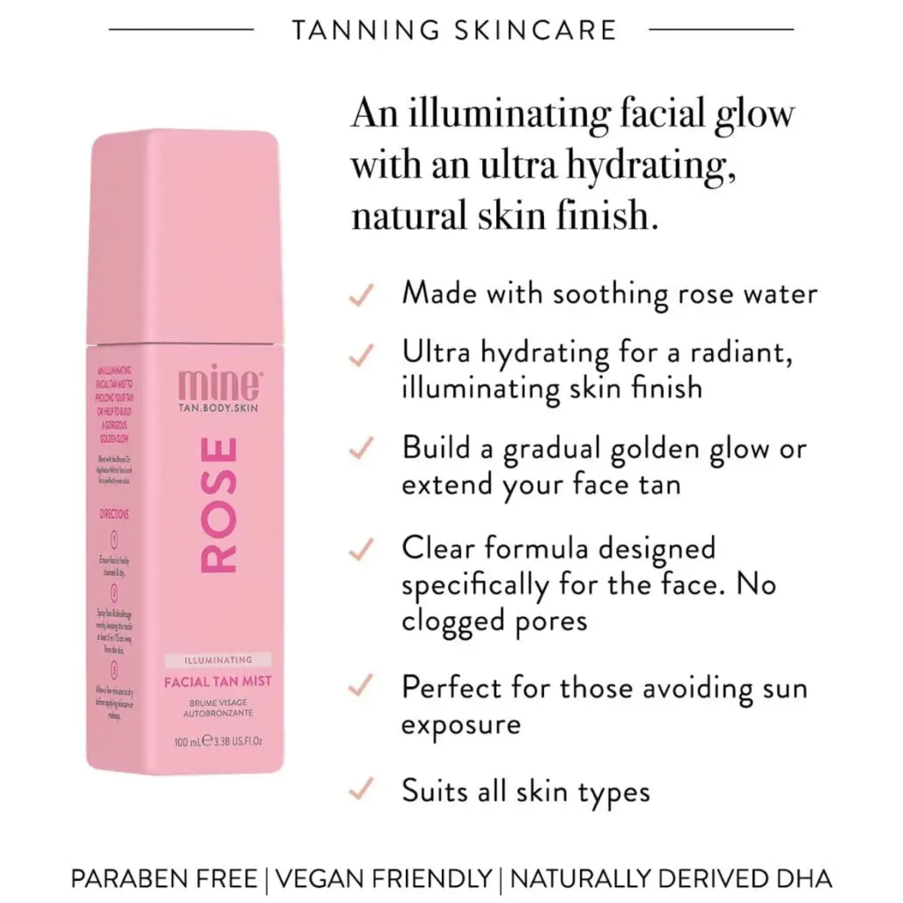Rose Illuminating Facial Tan Mist