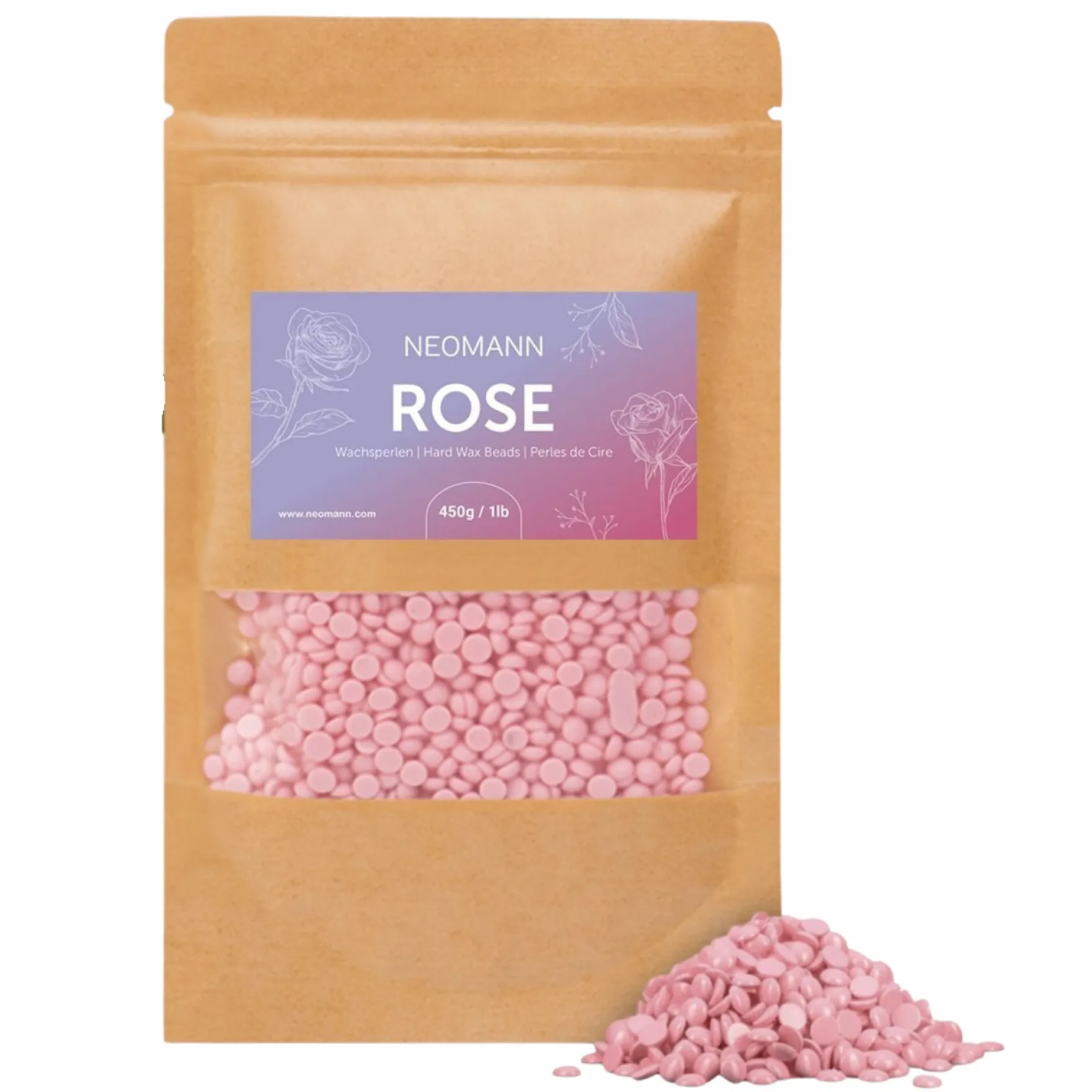 Rose Wax Beads 450 gr.
