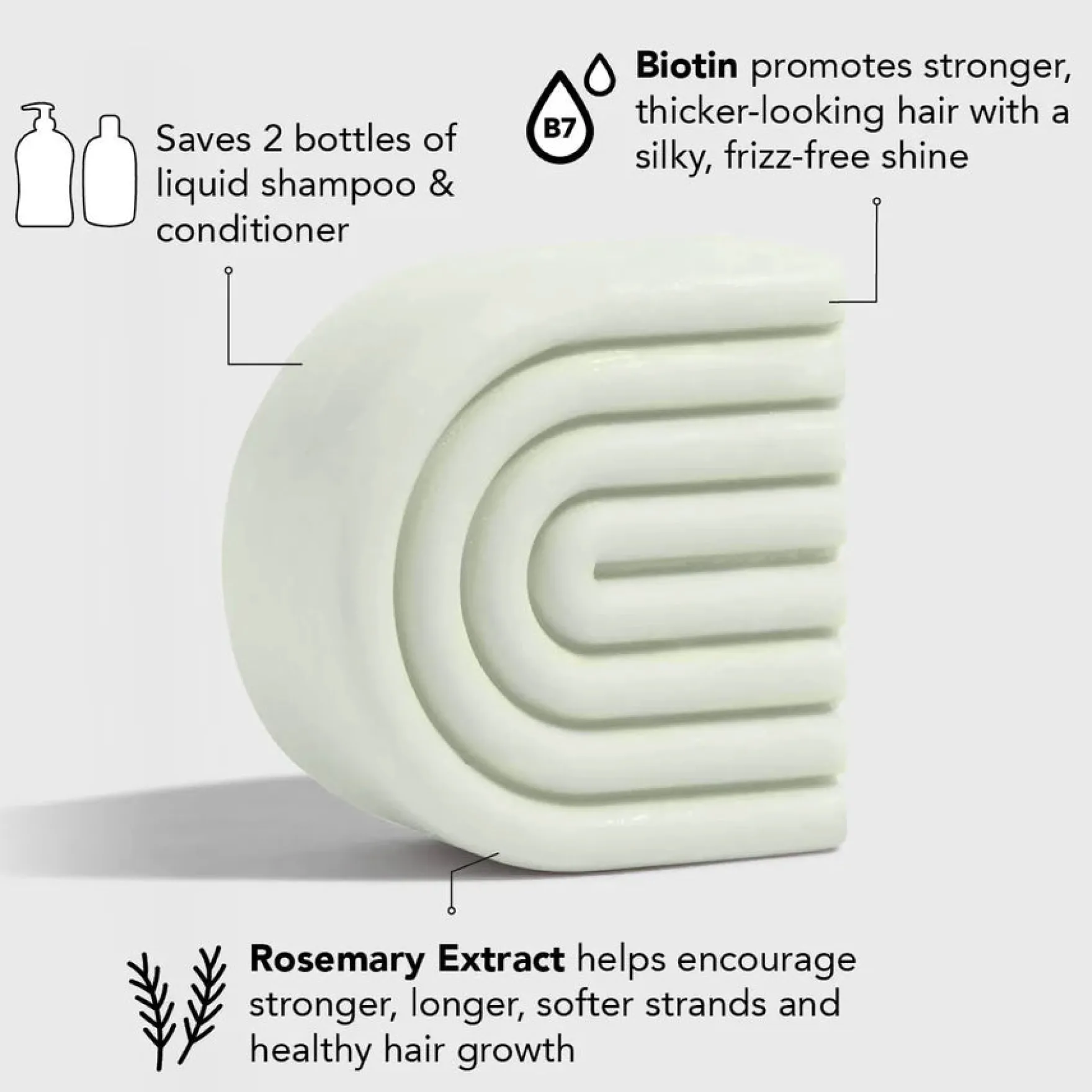 Rosemary & Biotin Volumizing Solid Conditioner Bar