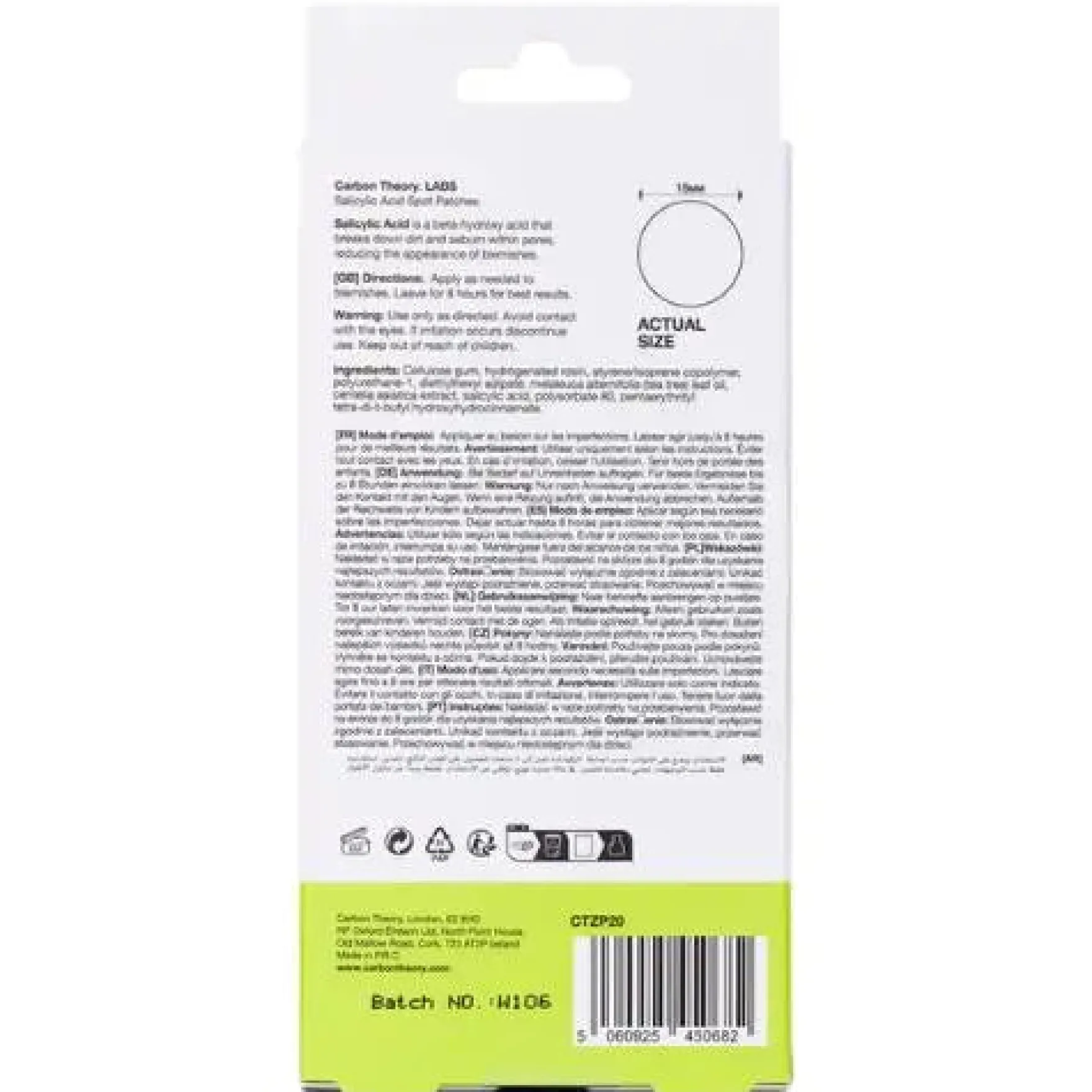 Salicylic Acid Zap Patch 20 patches