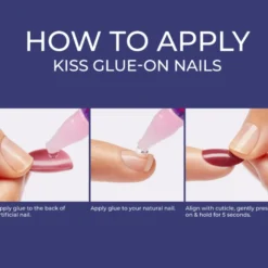 Salon Acrylic French Nails Kit Je T'aime