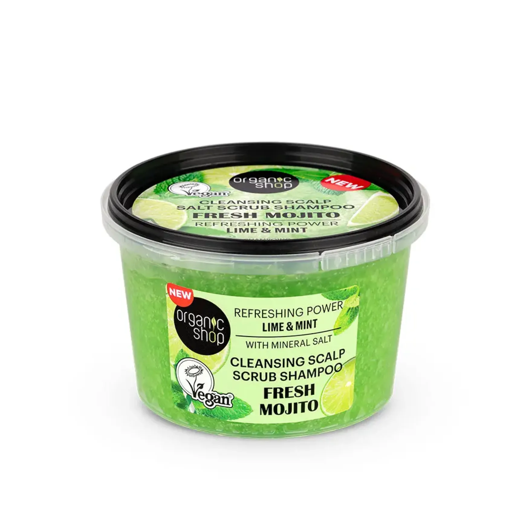 Salt Scrub Shampoo Fresh Mojito