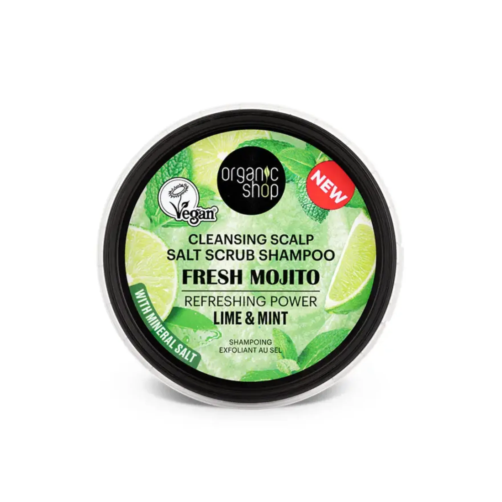 Salt Scrub Shampoo Fresh Mojito