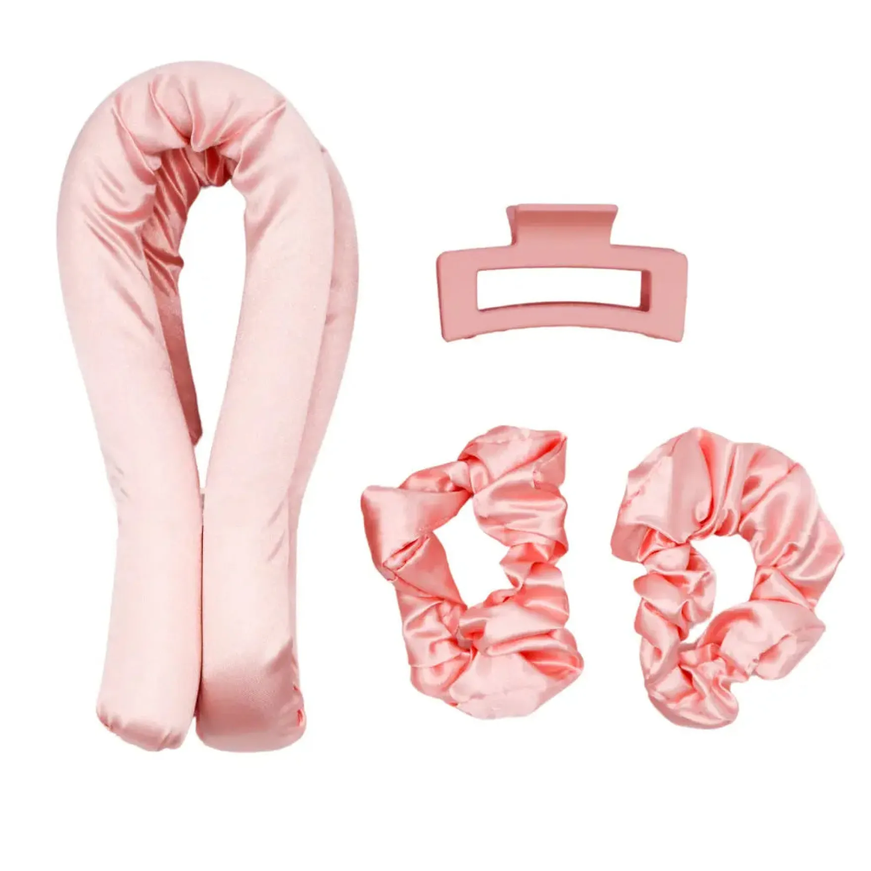 Satin Heatless Curls