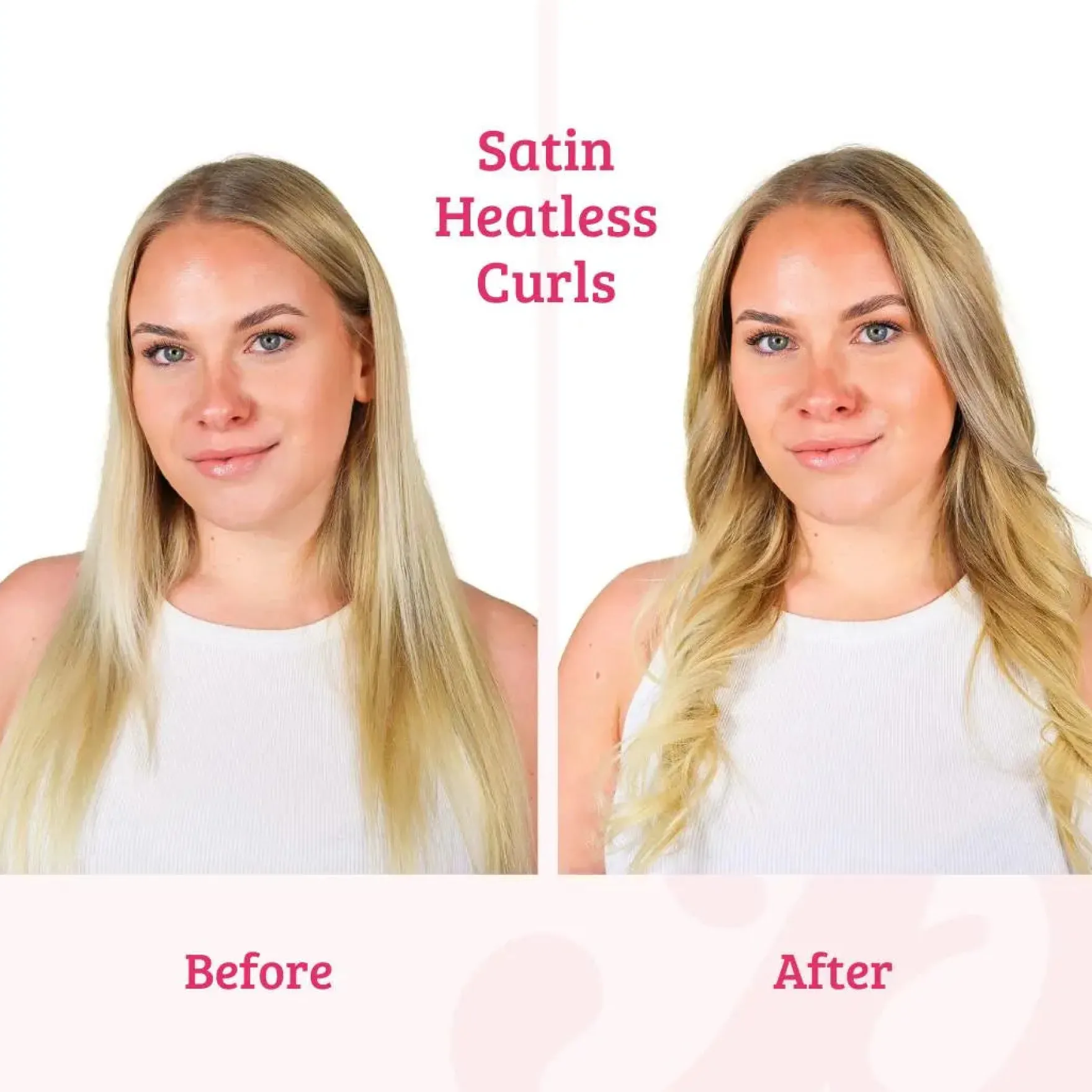 Satin Heatless Curls