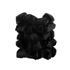 Satin Sleep Scrunchies Black