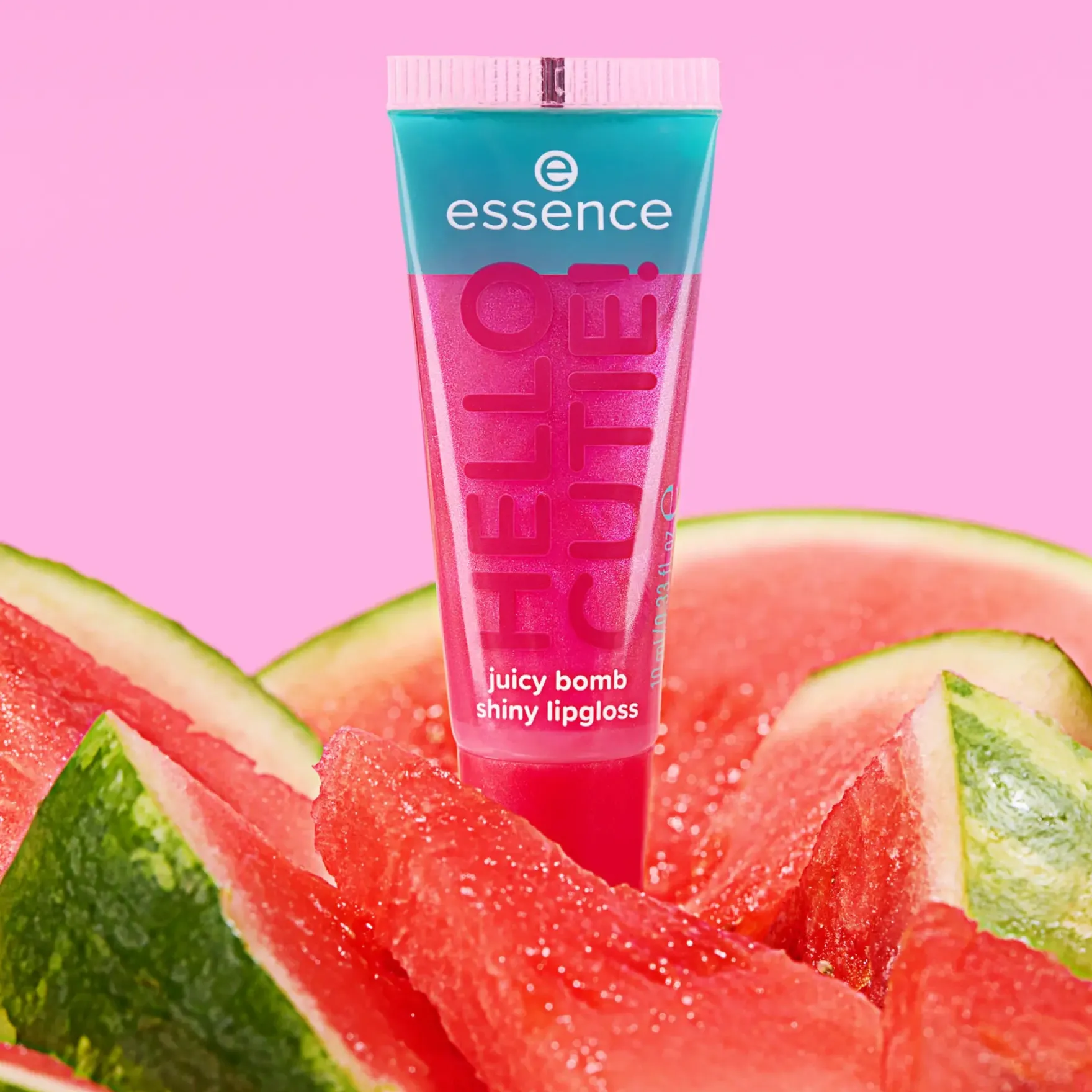 Say It With Juicy Hello Cutie! Juicy Bomb Shiny Lipgloss 02 Witty Watermelon
