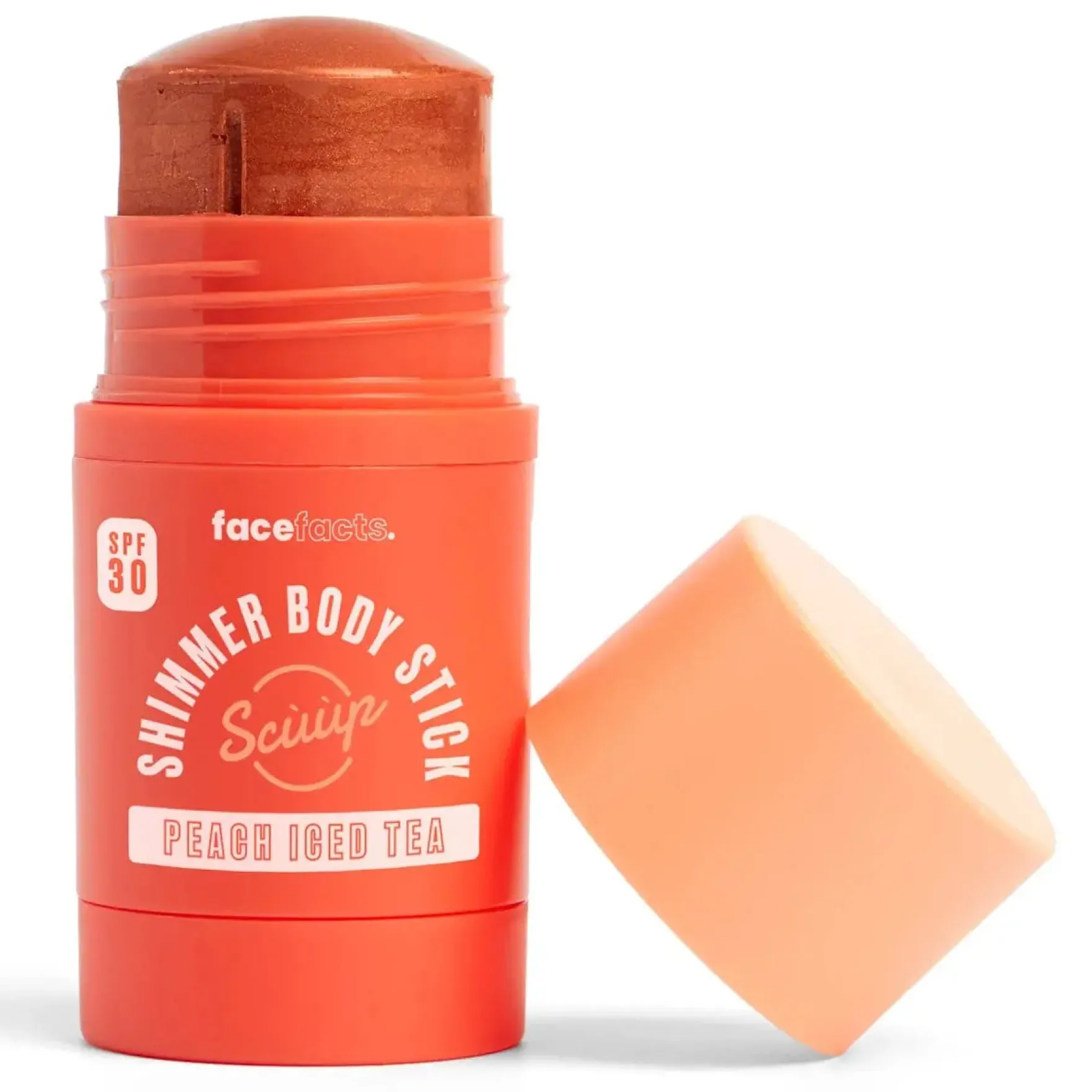 Scuup Peach Iced Tea SPF30 Shimmer Body Stick