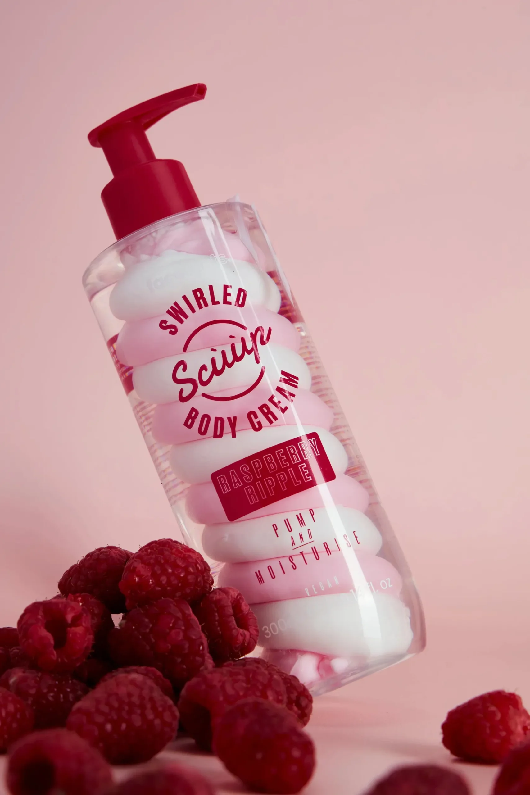 Scuup Raspberry Ripple Swirled Body Cream