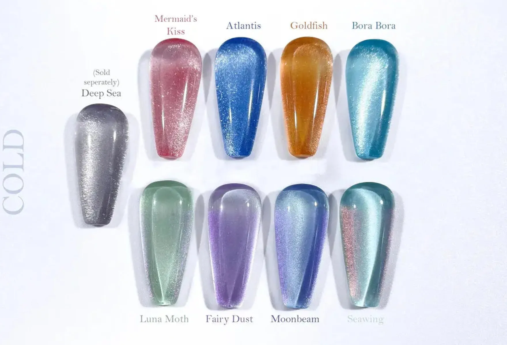 Sea x Sky Magnetic Cat Eye Gel Polish Luna Moth