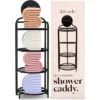 Self Draining Shower Caddy Black