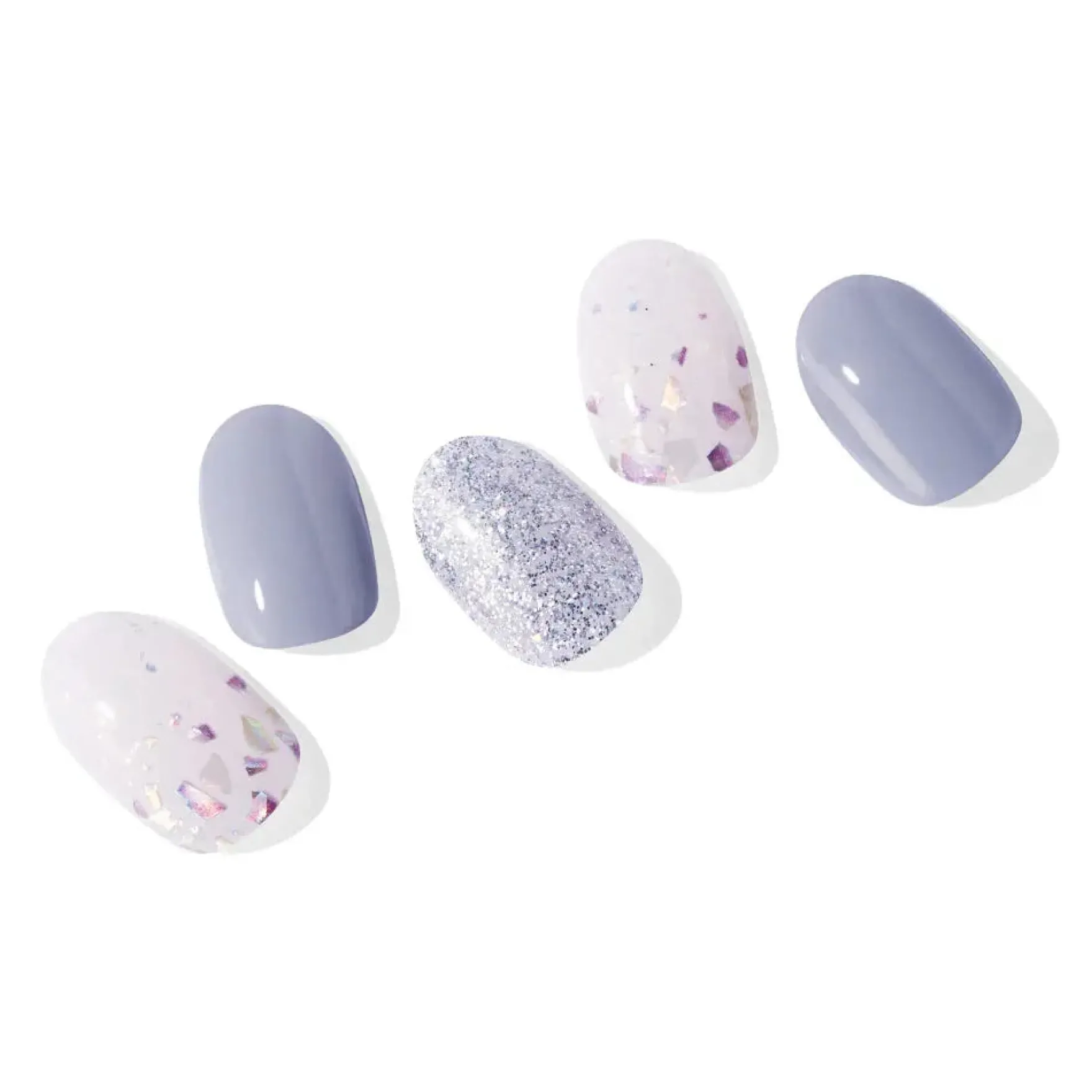 Semi Cured Gel Nail Strips N Afterglow