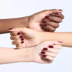 Semi Cured Gel Nail Strips N Classic Burgundy