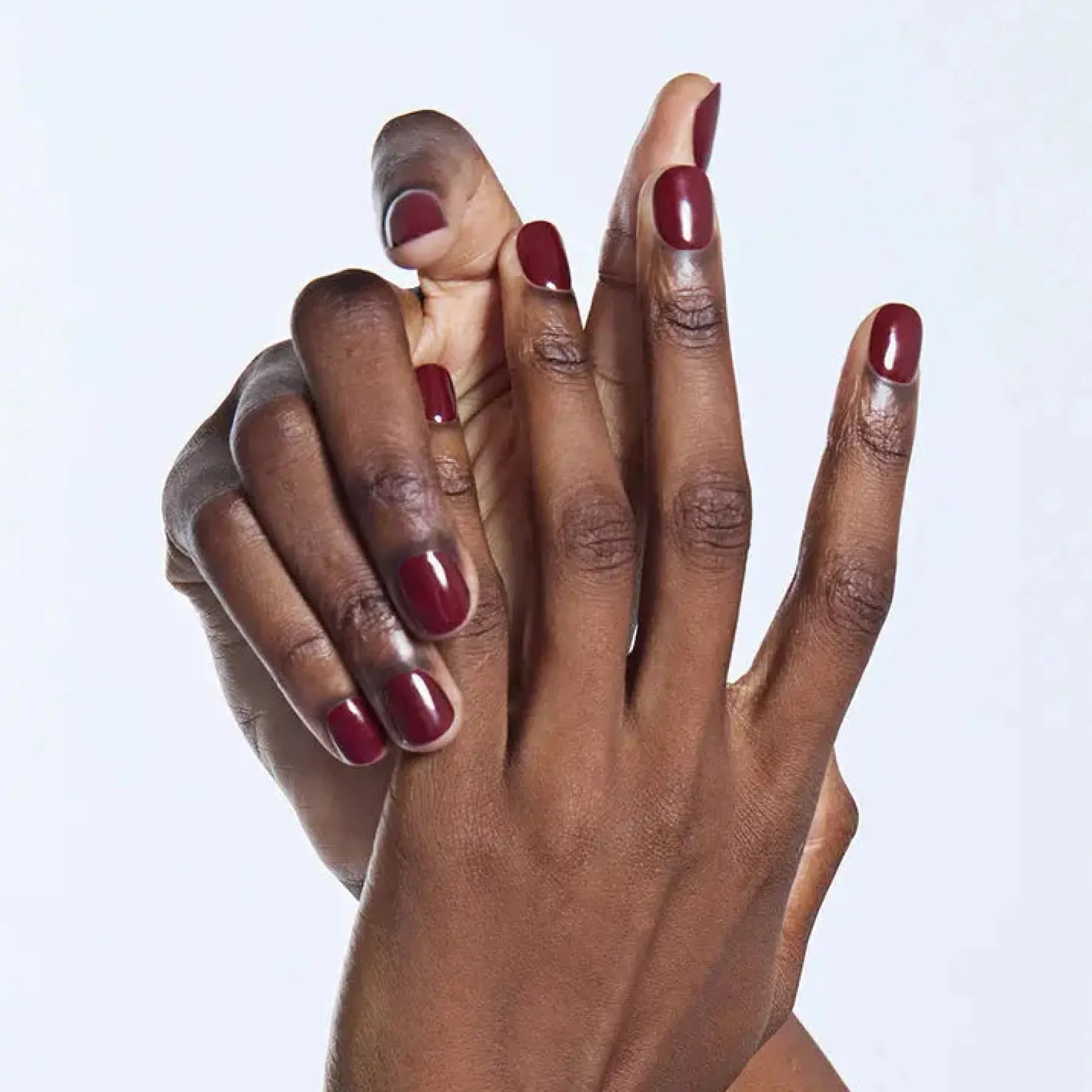 Semi Cured Gel Nail Strips N Classic Burgundy
