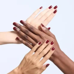 Semi Cured Gel Nail Strips N Classic Burgundy