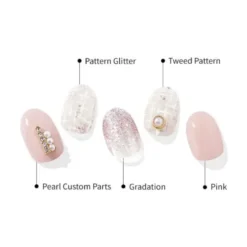 Semi Cured Gel Nail Strips N Perle De Coco