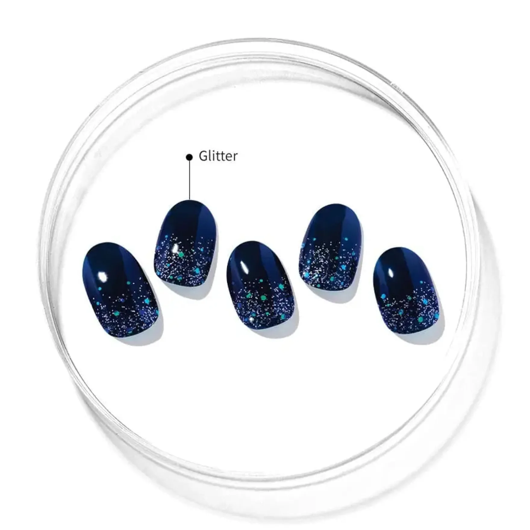 Semi Cured Gel Nail Strips N Polaris