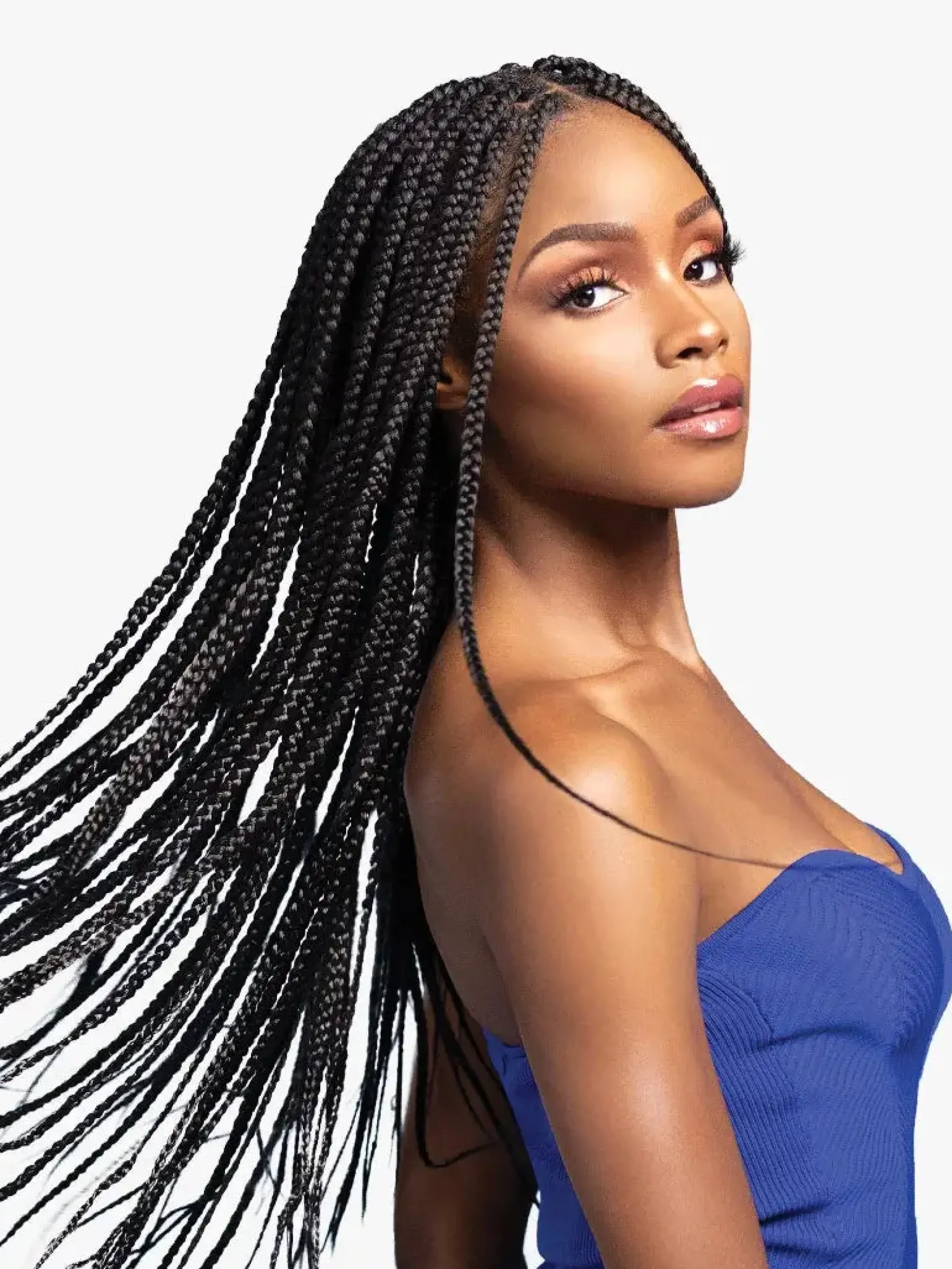 Sensationnel Pre-Stretched 24" Braiding Hair Red