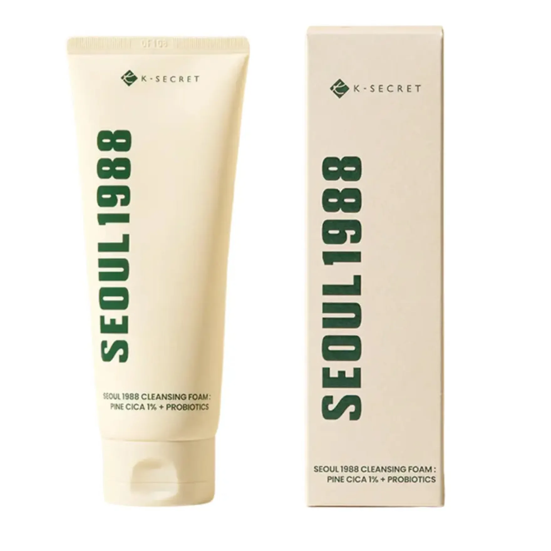 Seoul 1988 Cleansing Foam: Pine Cica 1% + Probiotics
