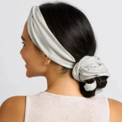 Set & Flow Heatless Curling Headband Heather Gray