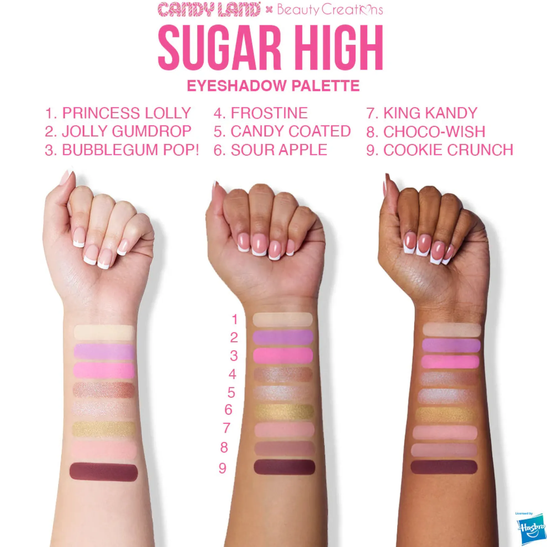 Shadow Palette & Brush Set Sugar High