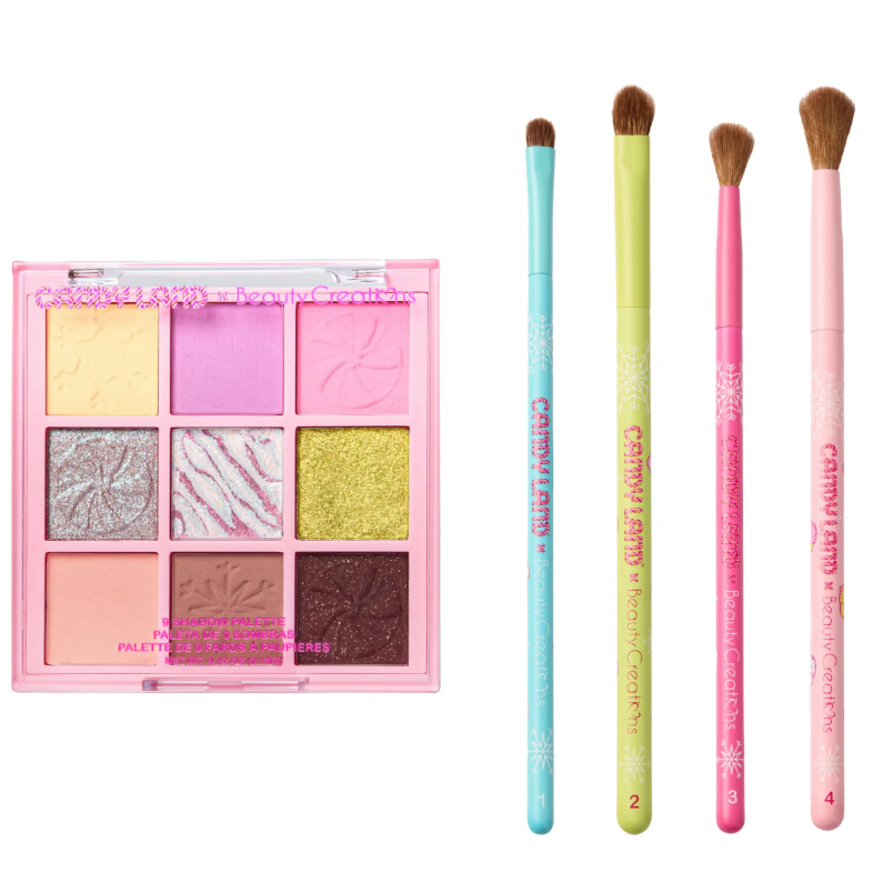 Shadow Palette & Brush Set Sugar High