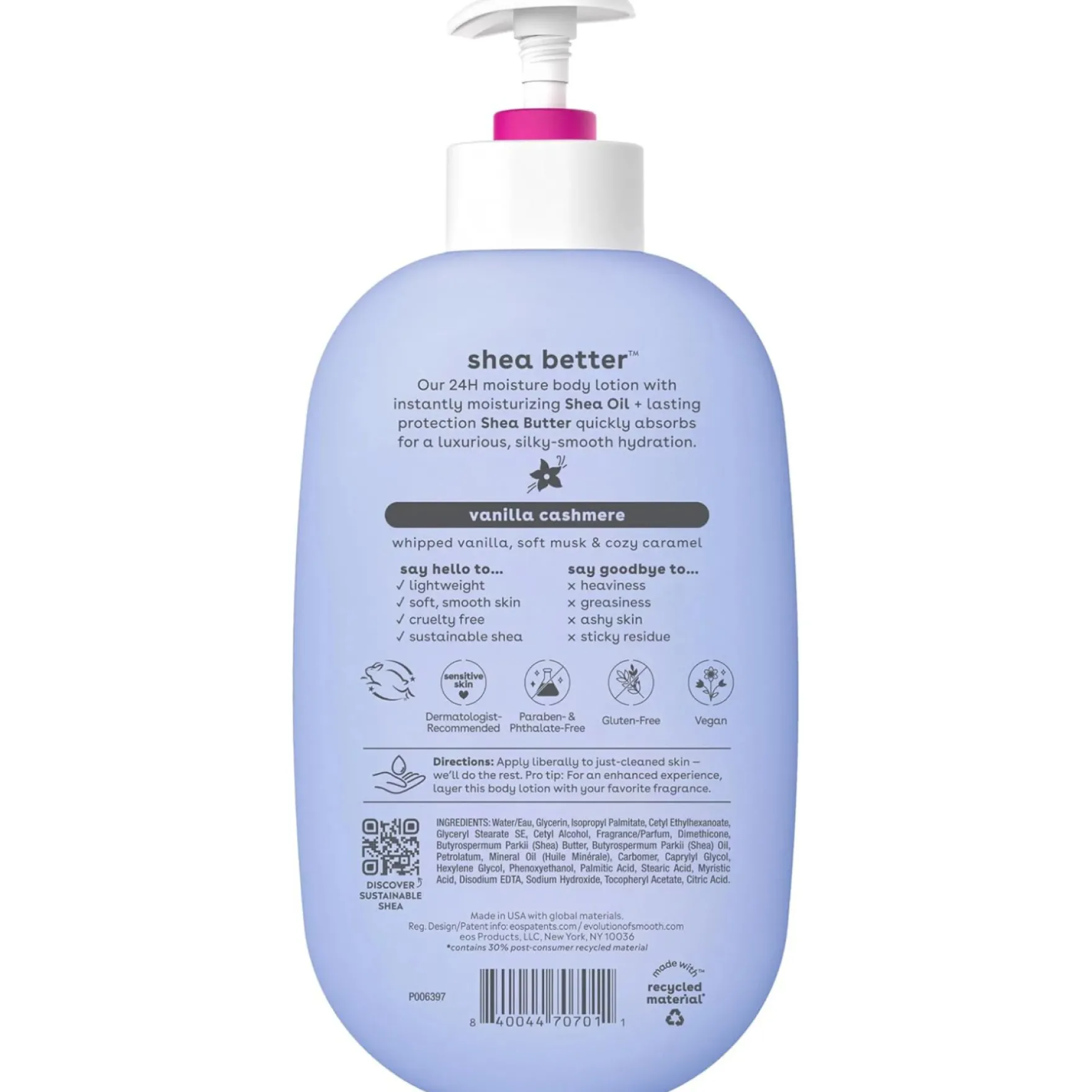 Shea Better Body Lotion Vanilla Cashmere