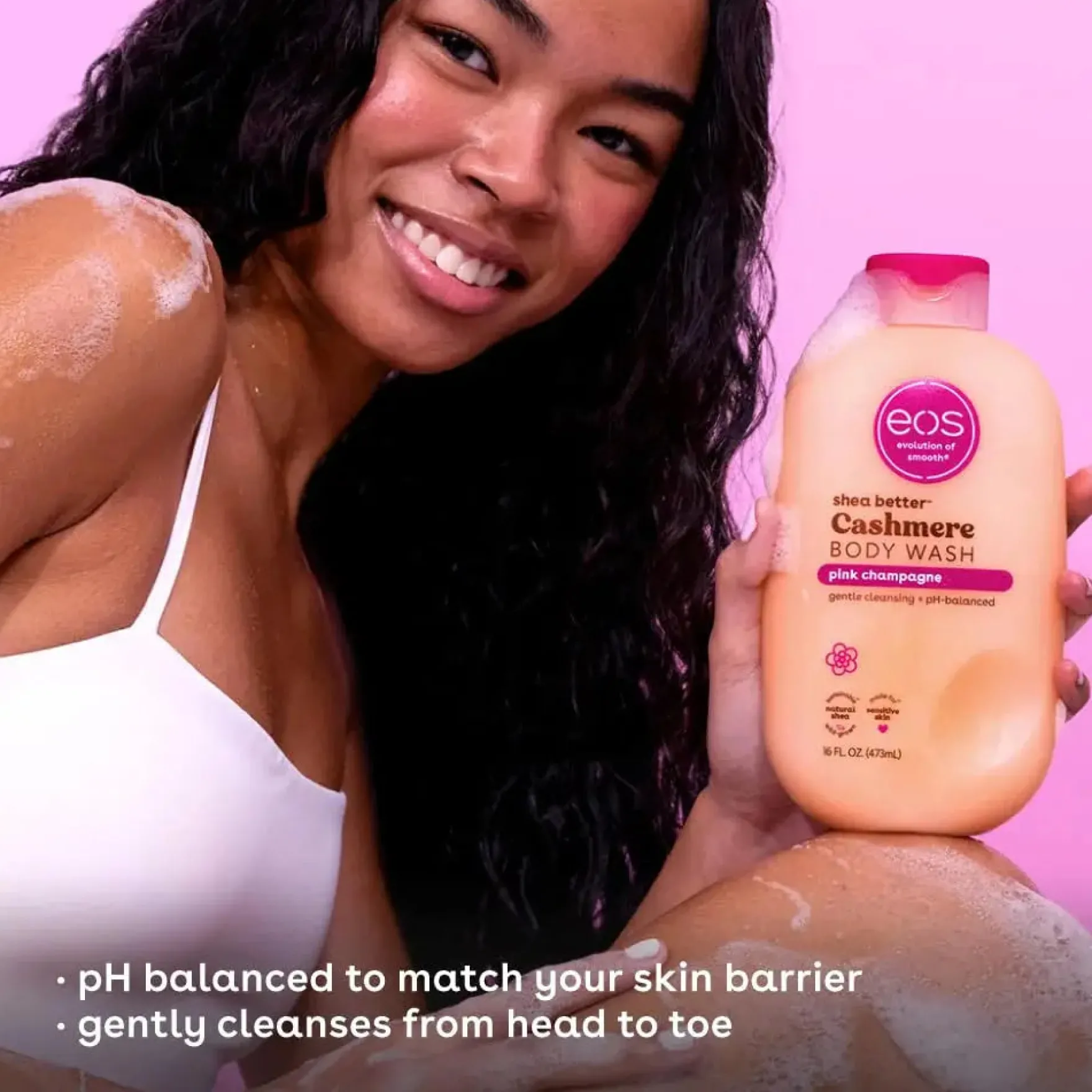 Shea Better Cashmere Body Wash Pink Champagne