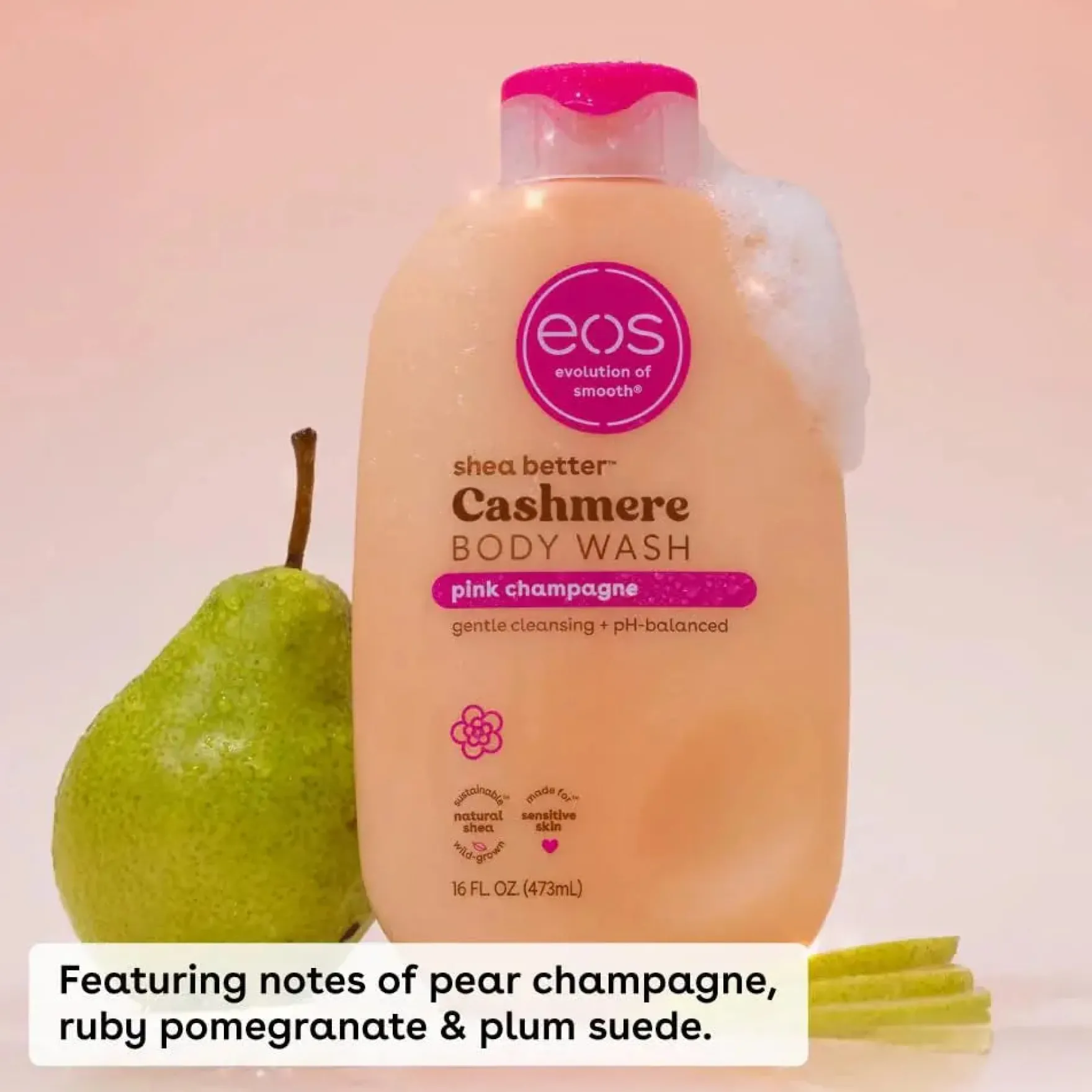 Shea Better Cashmere Body Wash Pink Champagne
