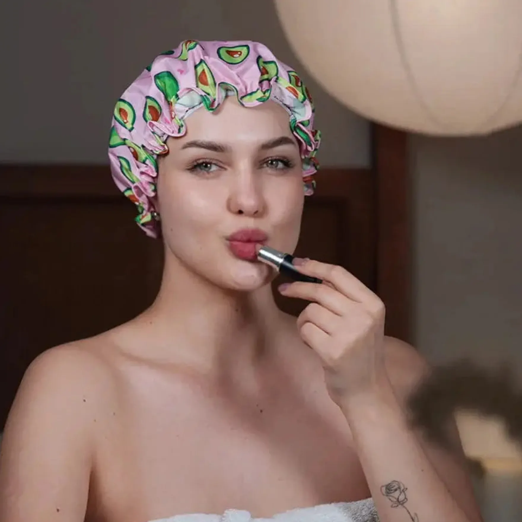 Shower Cap Avocado