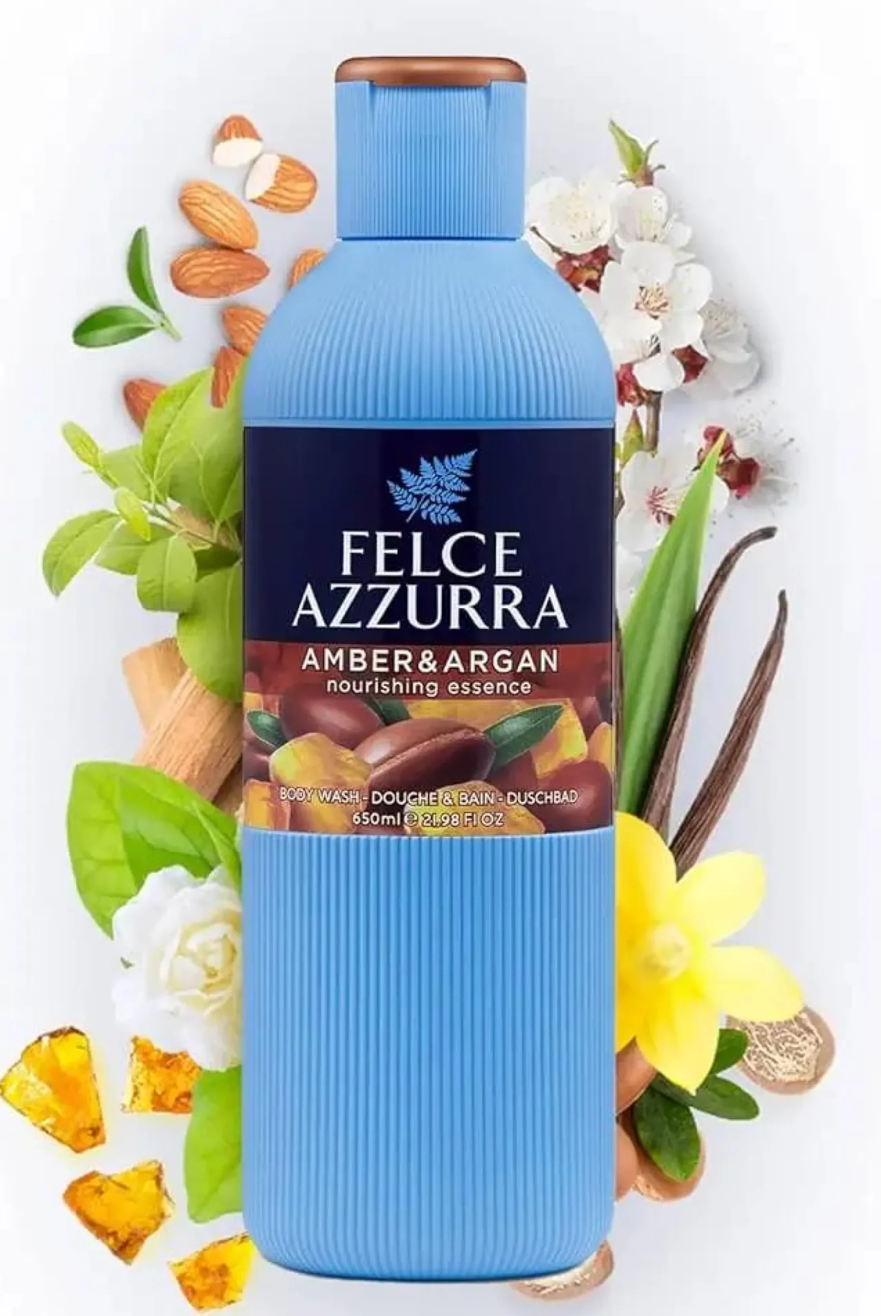 Shower Gel Amber & Argan 650 ml.