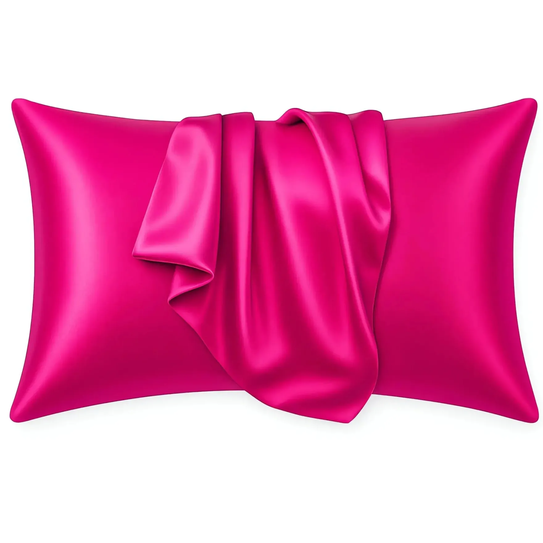 Silky Satin Pillowcase Fuchsia