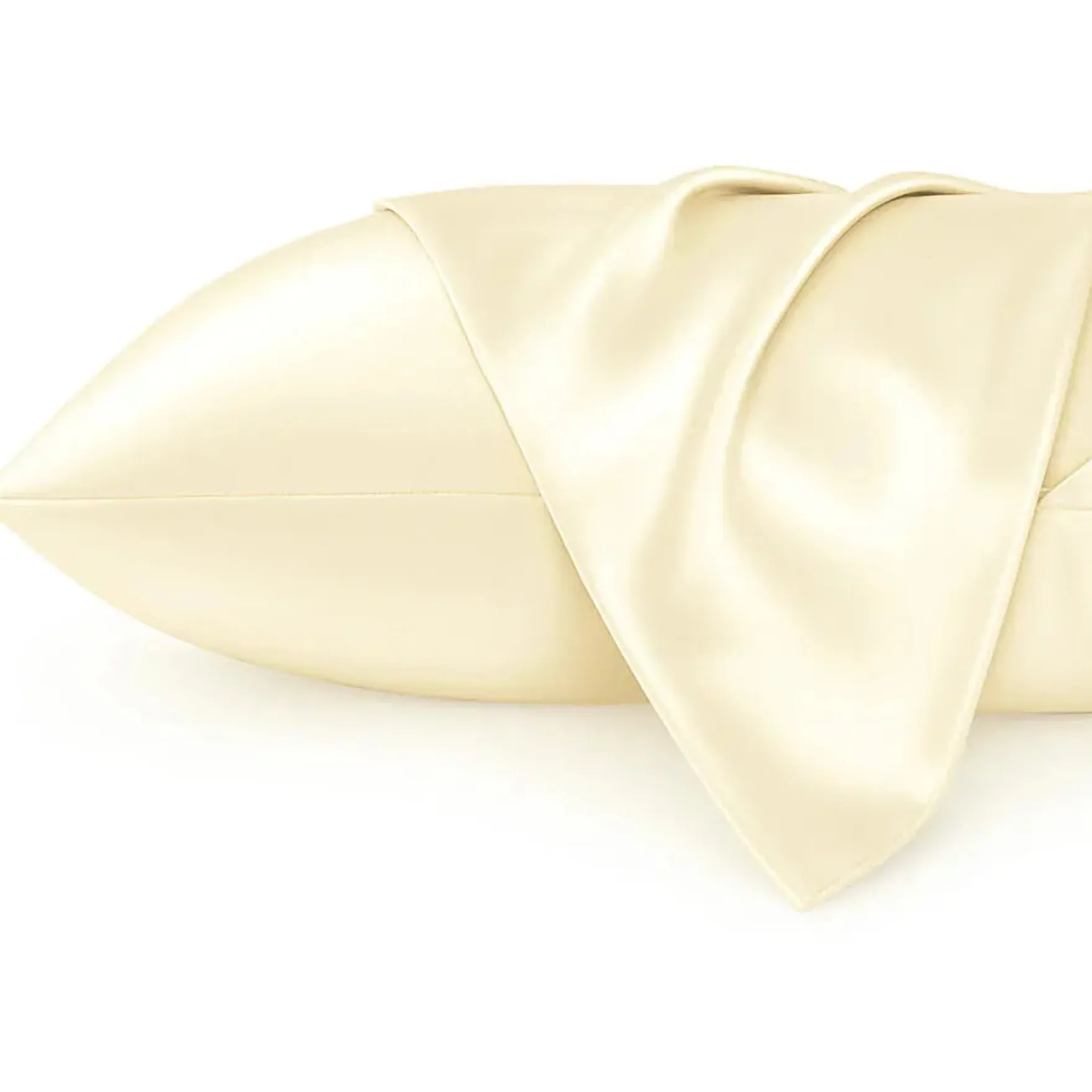 Silky Satin Pillowcase Ivory