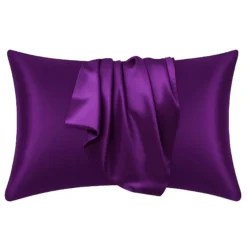 Silky Satin Pillowcase Purple