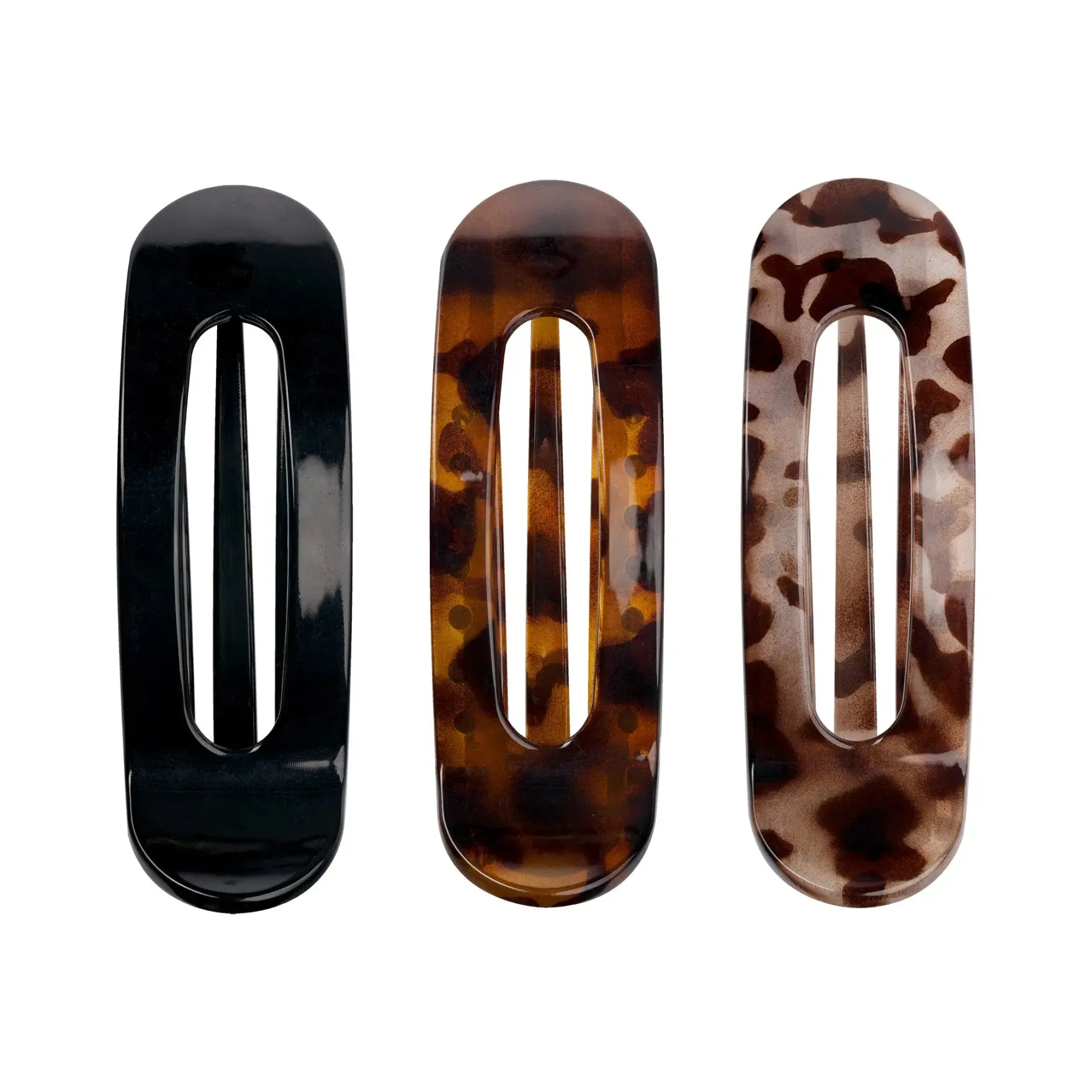 Sleek Flat Claw Clips