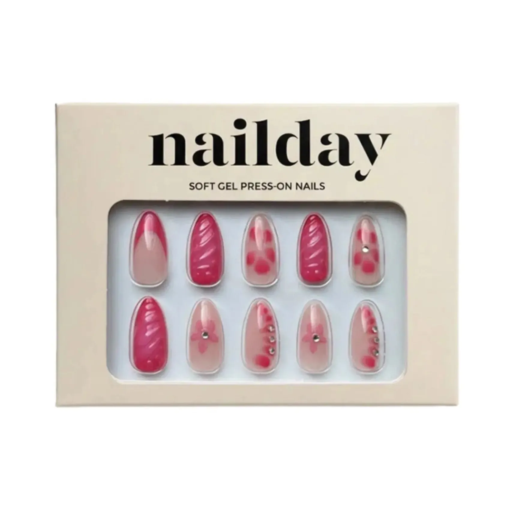 Soft Gel Press-On Nails Hot Girl Summer