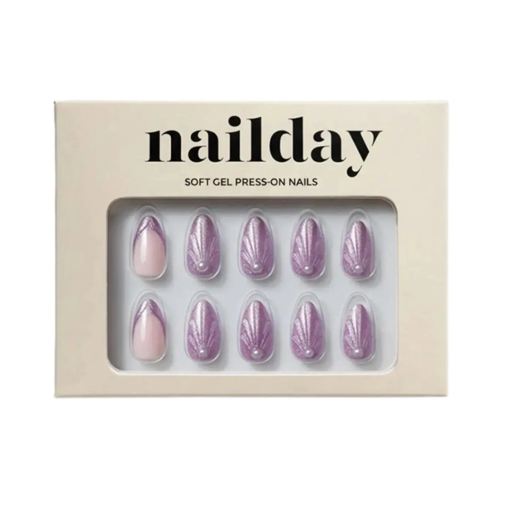 Soft Gel Press-On Nails Mermaid