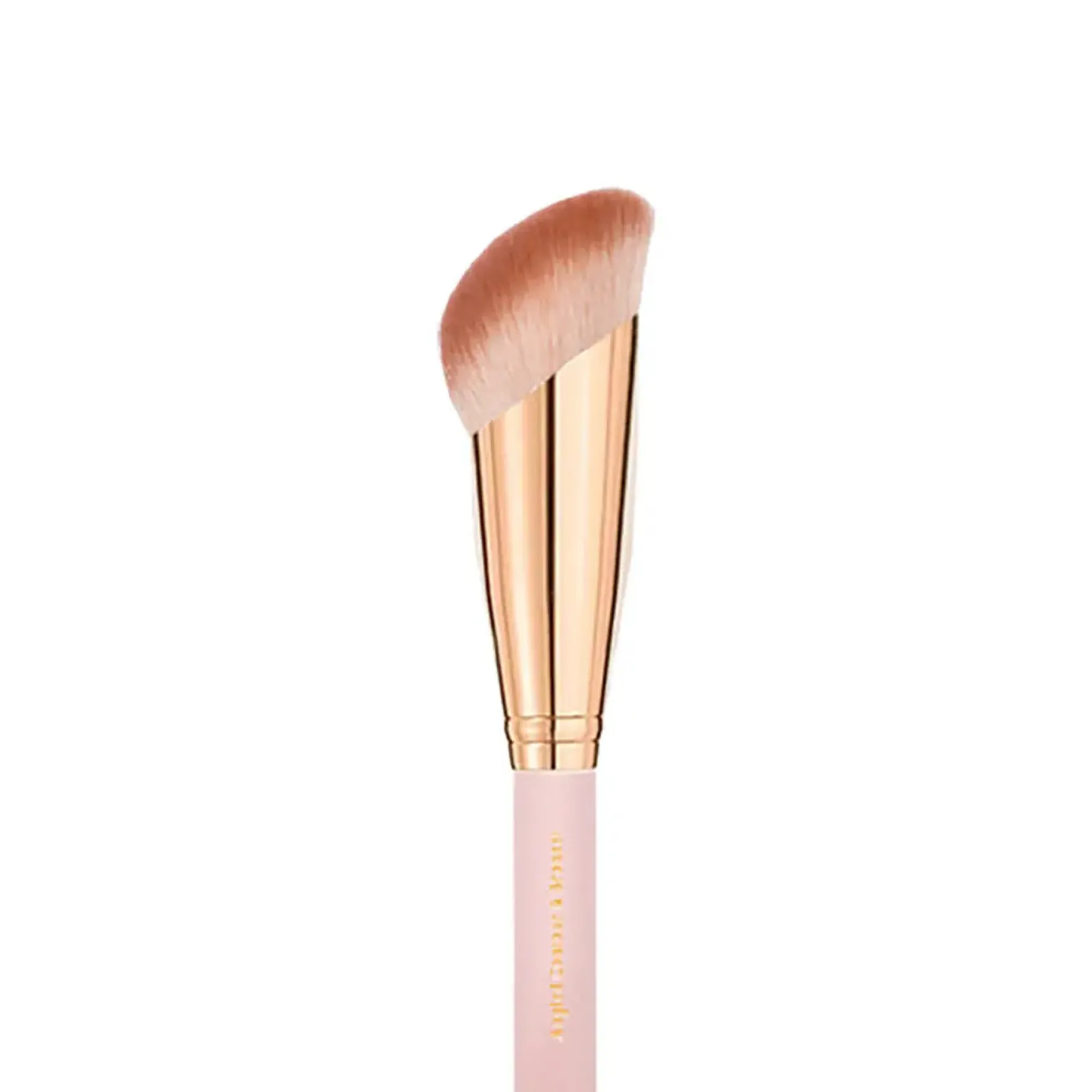 Soft Pink & Gold Angled Contour & Bronzer Brush