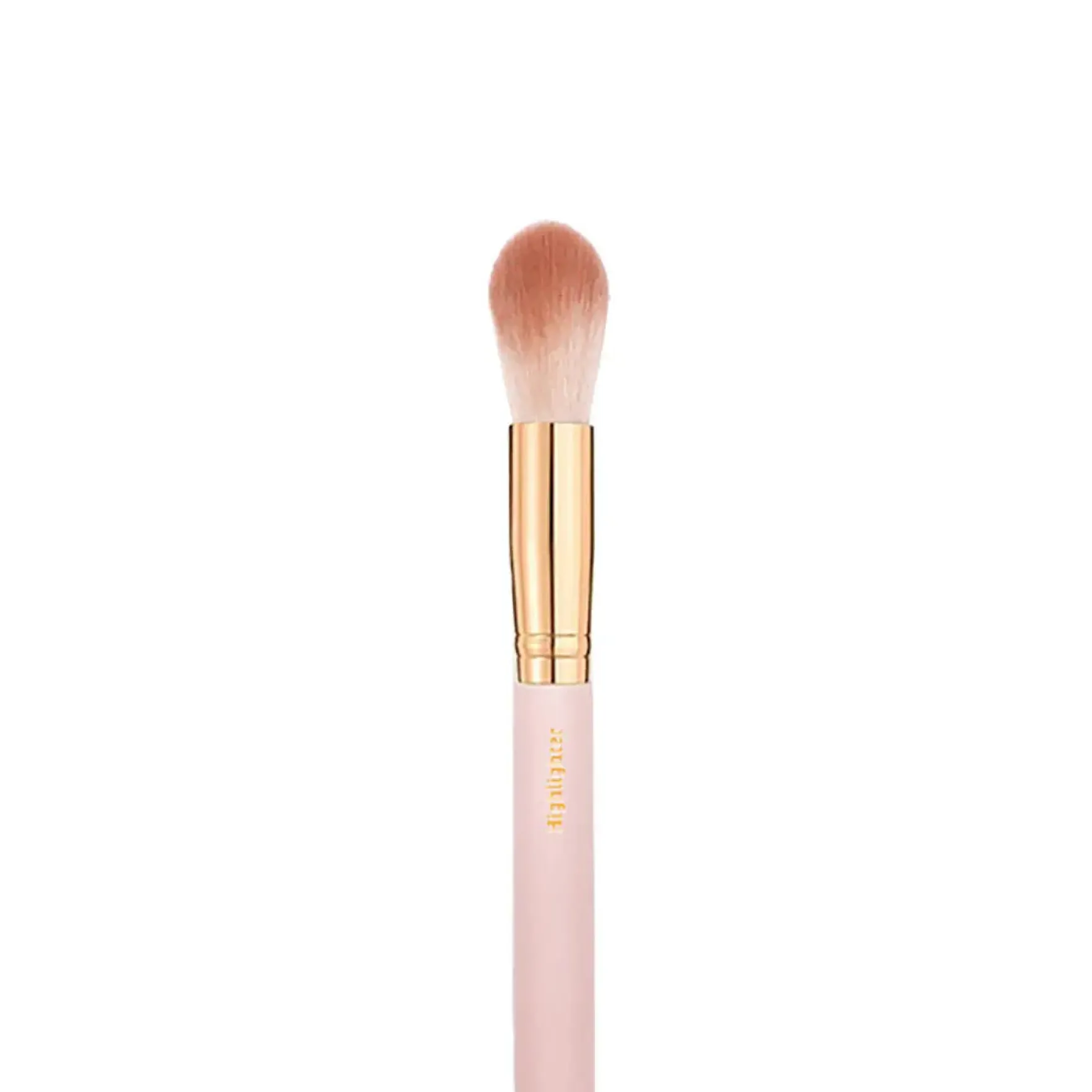 Soft Pink & Gold Highlighter Brush