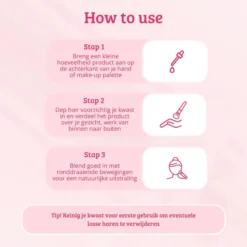 Soft Pink & Gold Multifunctional Blending Brush