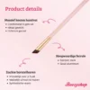 Soft Pink & Gold Square Angled Brow Brush