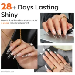 Solid Poly Nail Extension Gel Crystal Aurora Clear