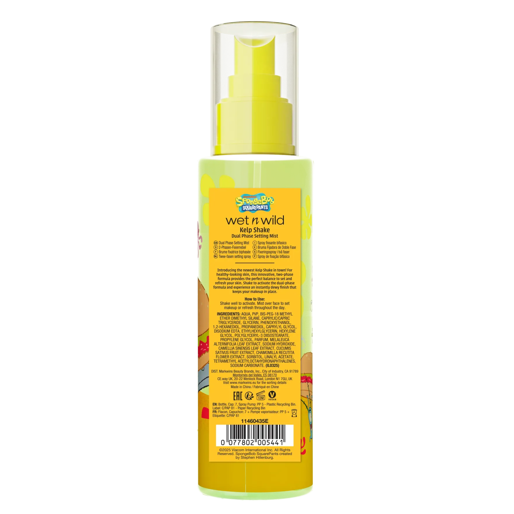 Spongebob Dual Phase Setting Mist