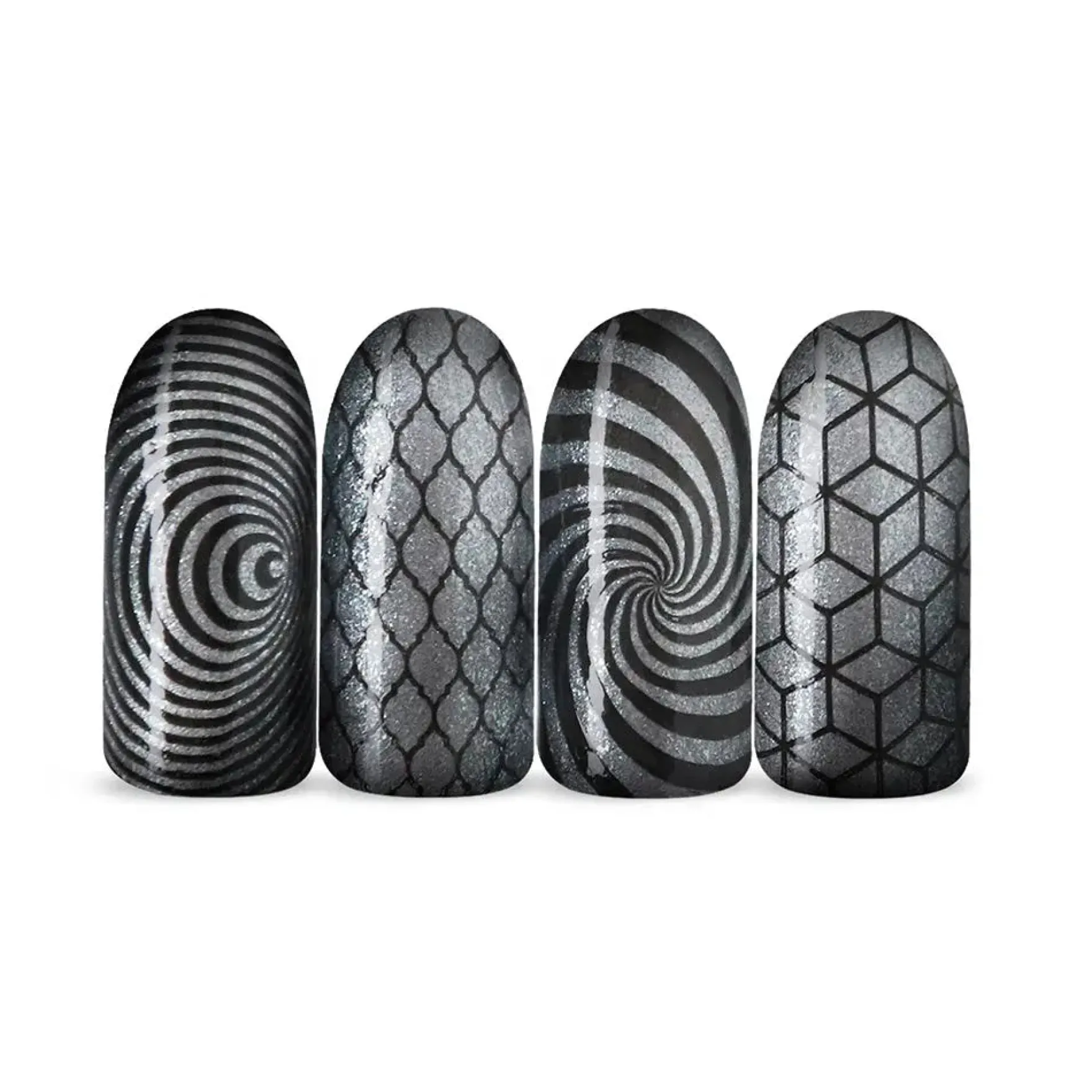 Stamping Nail Polish Cat Eye SP30 Magnetic Silver