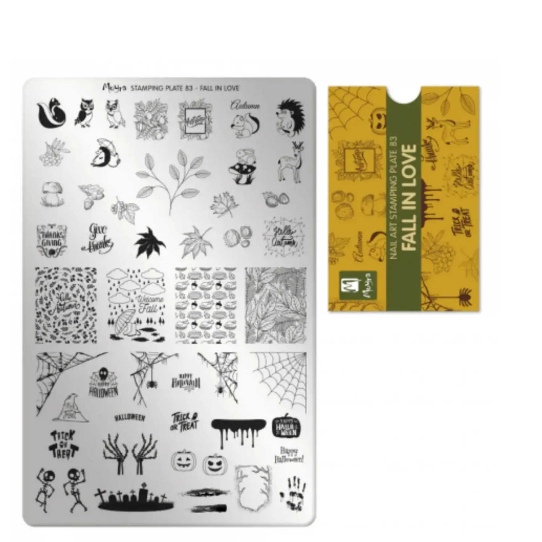 Stamping Plate No. 83 Fall In Love